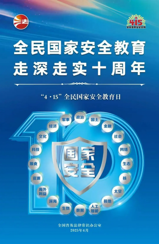 415全民国家安全教育日 | 全民国家安全教育，走深走实十周年